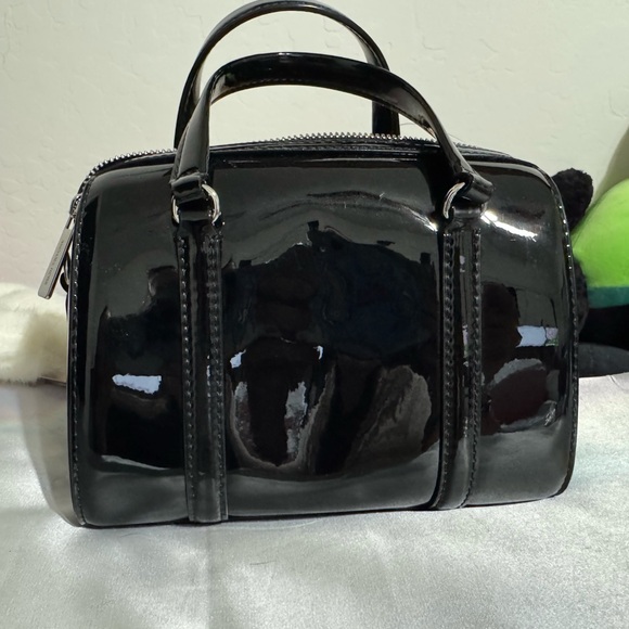 Michael Kors Patent Leather Black Mini Bag - Picture 2 of 4
